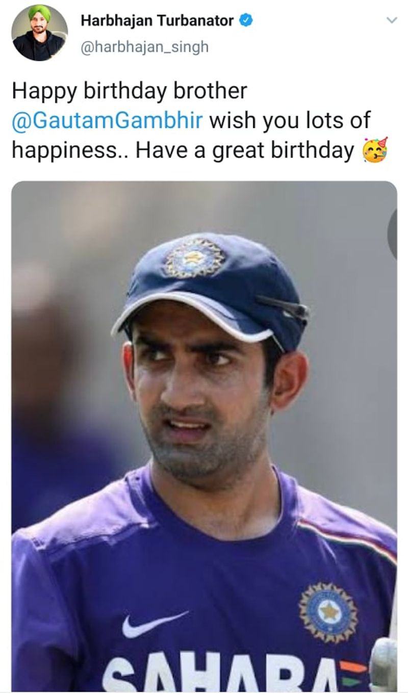 Cricket Fans Celebrates Gautam Gambhirs Birth day in social media