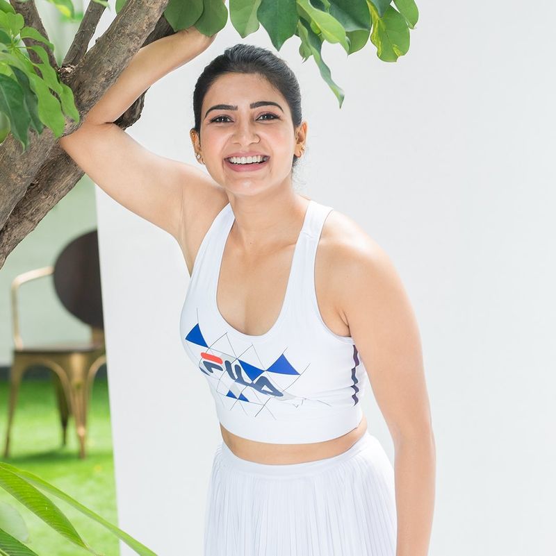 latest photo of samanth getting viral in social media ksr