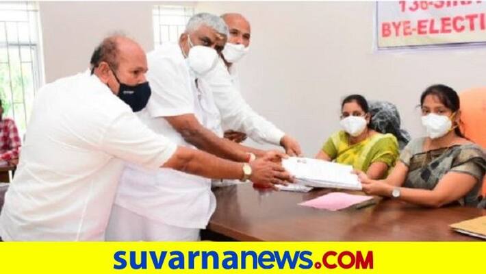 Sira By Election jds candidate ammajamma absent during nomination Over Covid 19 rbj Sira By Election jds candidate ammajamma absent during nomination Over Covid 19 rbj