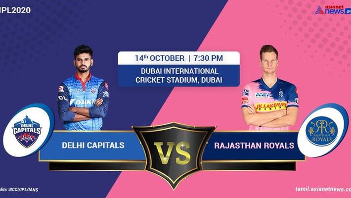 Live Scorecard of Delhi Capitals vs Rajasthan Royals match in second leg of IPL 2020 spb Live Scorecard of Delhi Capitals vs Rajasthan Royals match in second leg of IPL 2020 spb