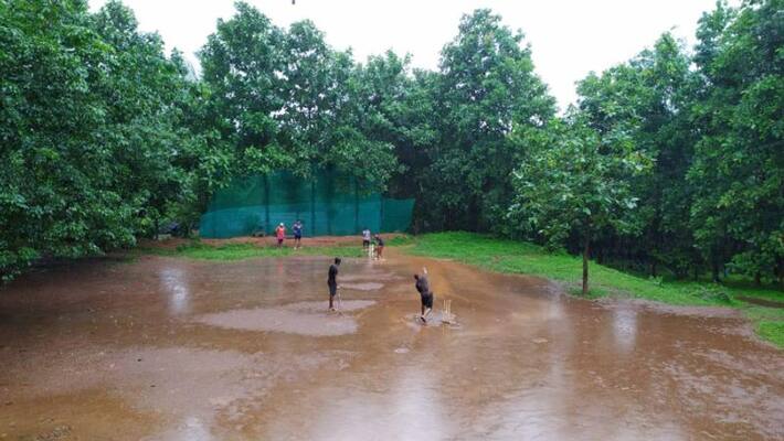ICC shared wet ball cricket photo from Nilambur kerala goes viral ICC shared wet ball cricket photo from Nilambur kerala goes viral
