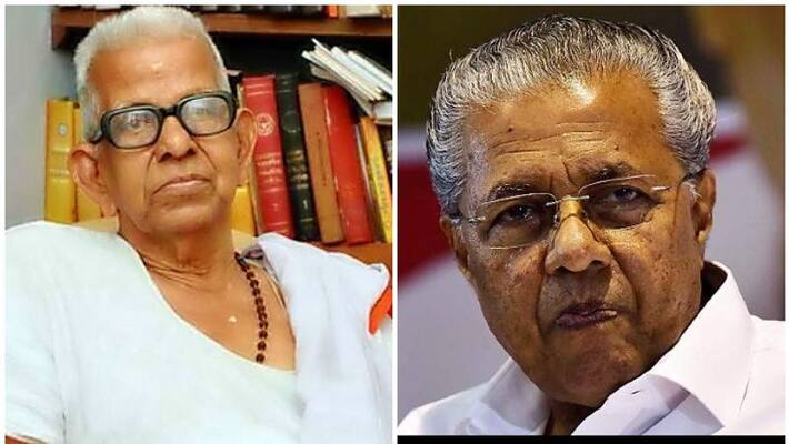 cm pinarayi vijayan condolences over akkitham achuthan namboothiris death cm pinarayi vijayan condolences over akkitham achuthan namboothiris death