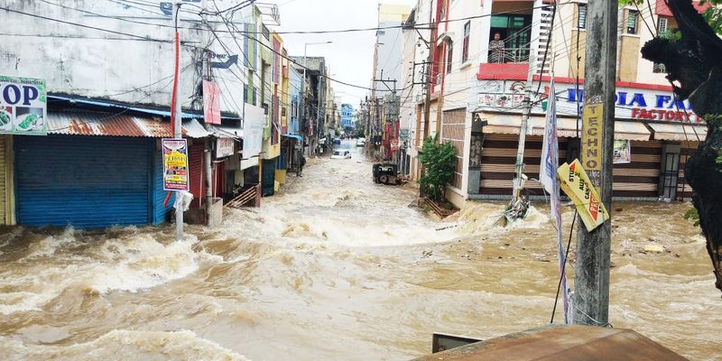 heavy rain in telangana 2020 photostory