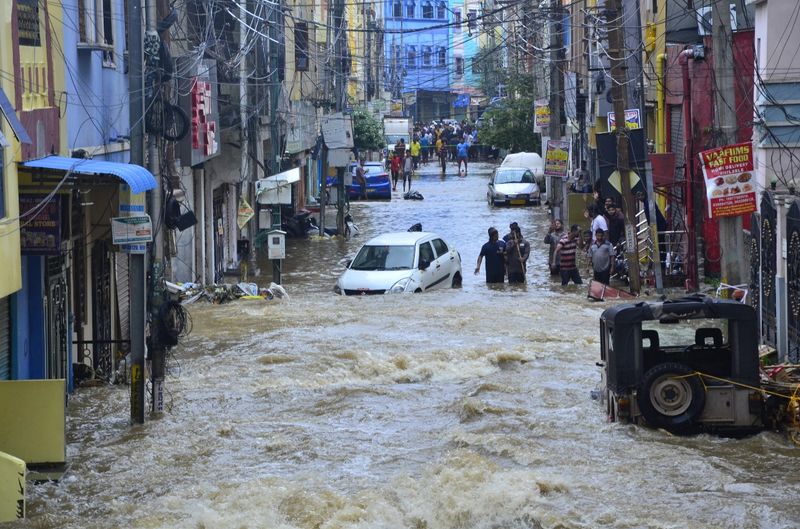heavy rain in telangana 2020 photostory