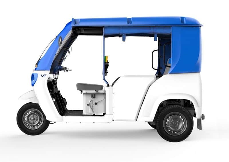 New Mahindra Treo auto rickshaw Set to Electrify Karnataka Roads with e Mobility ckm