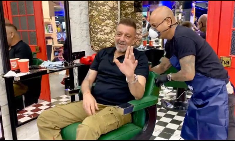 Sanjay Dutt shows his recent scar after treatment confidently says will be out of cancer soon dpl