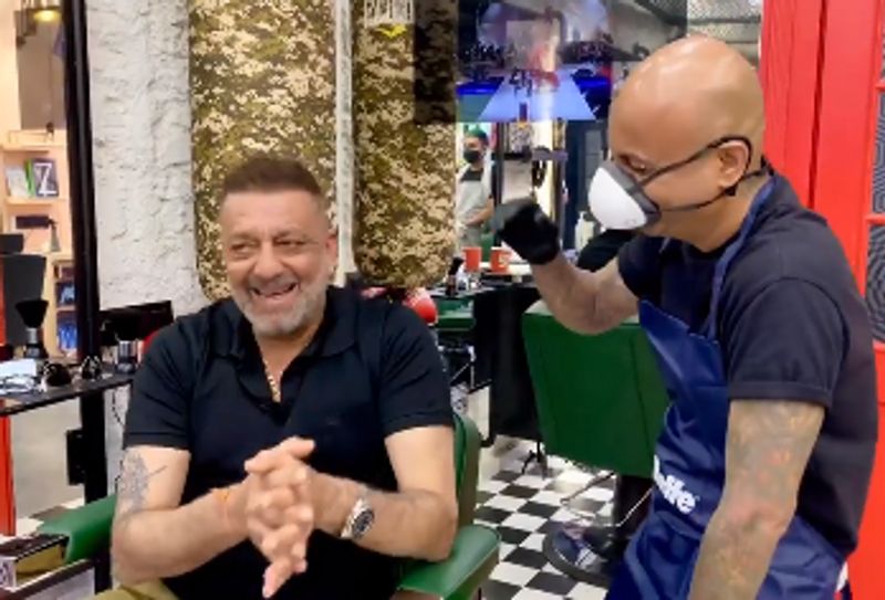 Sanjay Dutt shows his recent scar after treatment confidently says will be out of cancer soon dpl