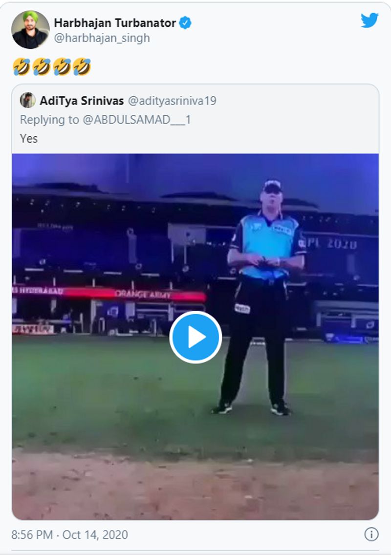 IPL 2020 Harbhajan Singh responds to wide controversy by ms dhoni