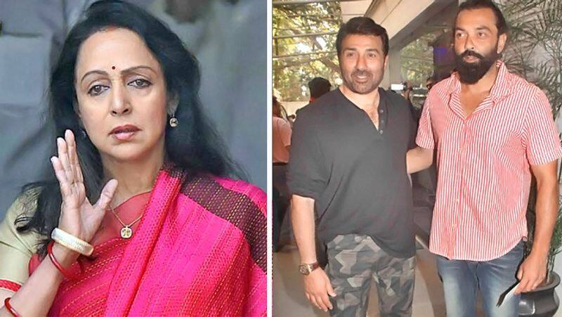 ह म म ल न स महज 8 स ल छ ट ह सन द ओल ज न क स ह स त ल ब ट स उनक र श त Hema Malini Relations With Her Step Son Sunny Deol Kpg