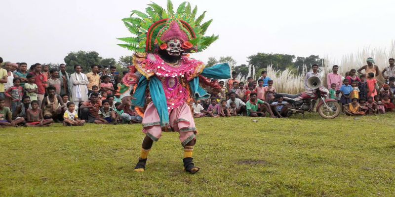 On upcoming Durga Puja Chow dance training are continue at Purulia ASB