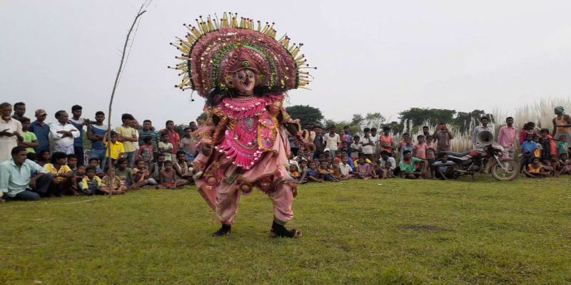 On upcoming Durga Puja Chow dance training are continue at Purulia ASB