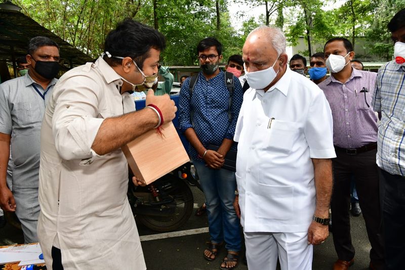 cm bs yediyurappa launches yuva brigade spark project rbj