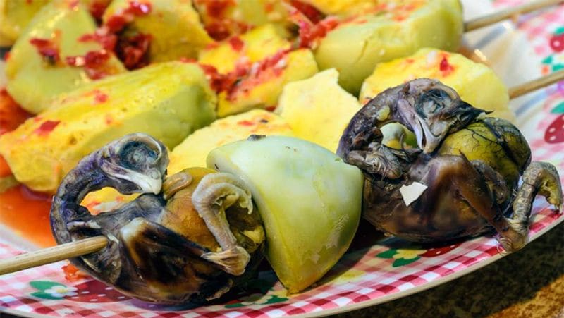 From insane octopus to snake venom, these disgusting dishes