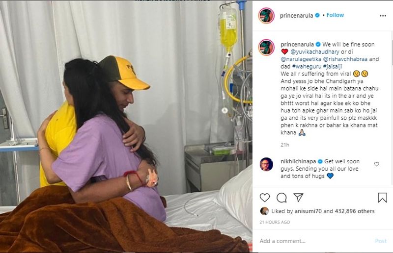 Prince and yuvika got admitted in hospital due to dengue BJC