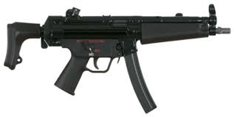 Manoj Abraham ips checking new MP5 rifle bought for the Kerala Police