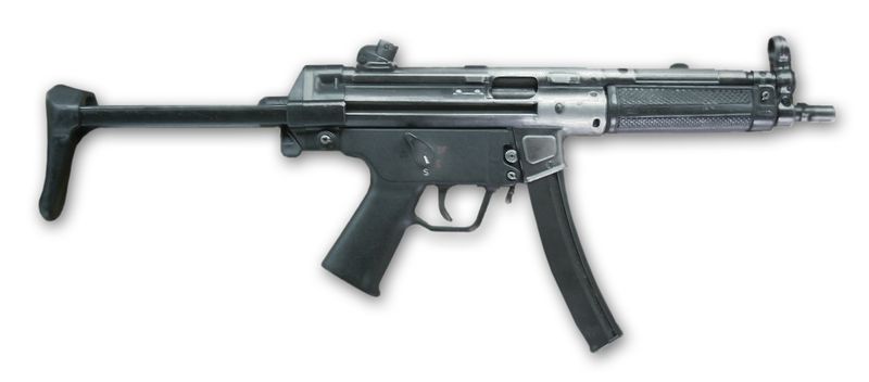 Manoj Abraham ips checking new MP5 rifle bought for the Kerala Police