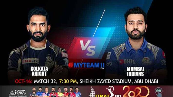 IPL 2020 Mumbai Indians vs KKR Played in Abu Dhabi match preview kvn IPL 2020 Mumbai Indians vs KKR Played in Abu Dhabi match preview kvn