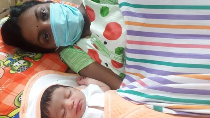 A Covid positive woman from kerala named corona gives birth to a healthy child ALB A Covid positive woman from kerala named corona gives birth to a healthy child ALB
