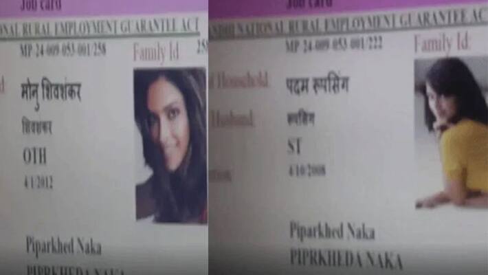 Deepika Padukone, Jacqueline Fernandez's photos found on employees' job cards in Madhya Pradesh Deepika Padukone, Jacqueline Fernandez's photos found on employees' job cards in Madhya Pradesh