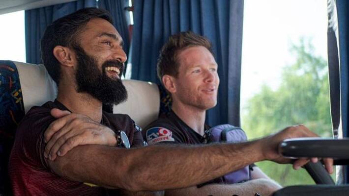IPL 2020, Dinesh Karthik steps aside as KKR captain, Eoin Morgan takes charge ALB IPL 2020, Dinesh Karthik steps aside as KKR captain, Eoin Morgan takes charge ALB