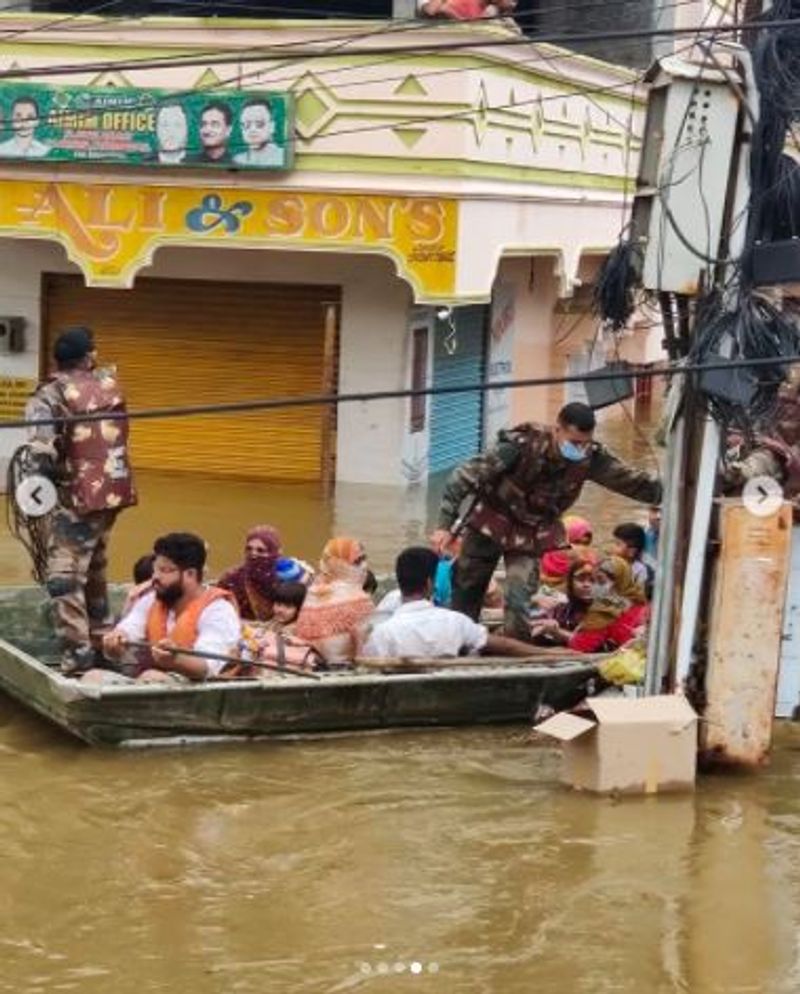 Flood Relief and rescue operations continue across Hyderabad mah