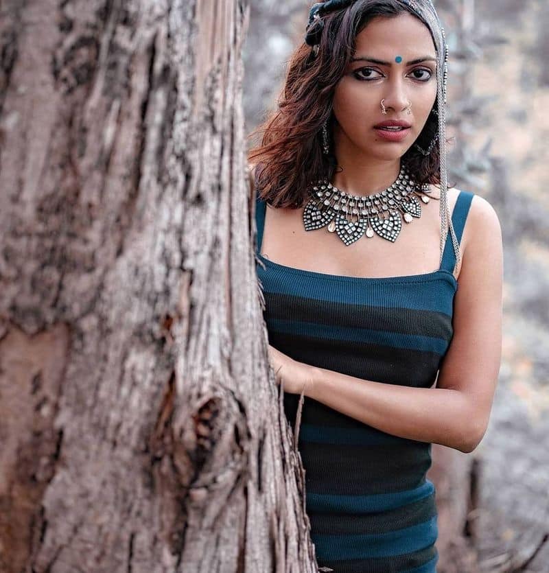 amala paul wear her own design and attract look arj
