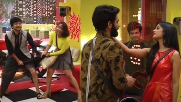 lady contestants played sohail and akhil at the nights party arj lady contestants played sohail and akhil at the nights party arj