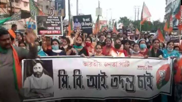BJP CBI investigation demand on Manish Shukla murder at Barackpur ASB BJP CBI investigation demand on Manish Shukla murder at Barackpur ASB