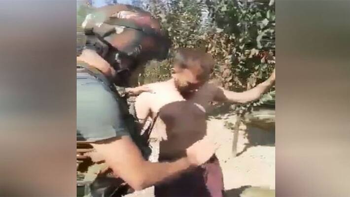 Terrorist Jahangir surrenders, Army says mistakes happen The terrorists father said thank you by touching the feet of the officers Terrorist Jahangir surrenders, Army says mistakes happen The terrorists father said thank you by touching the feet of the officers