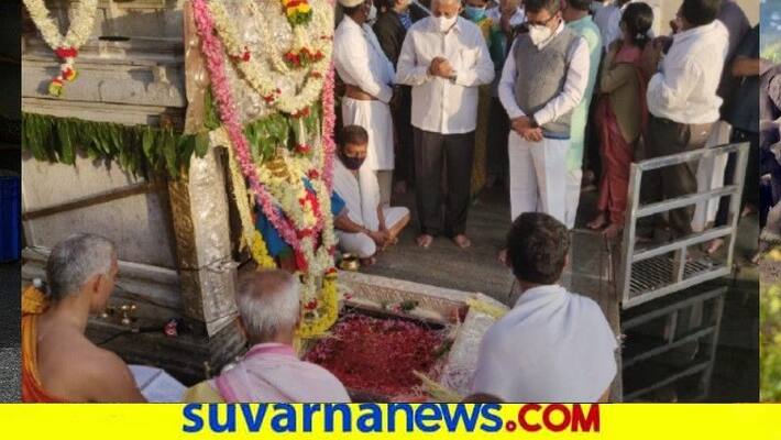 Cauvery Theerthodbhava : Devotees restricted in talacauvery snr Cauvery Theerthodbhava : Devotees restricted in talacauvery snr