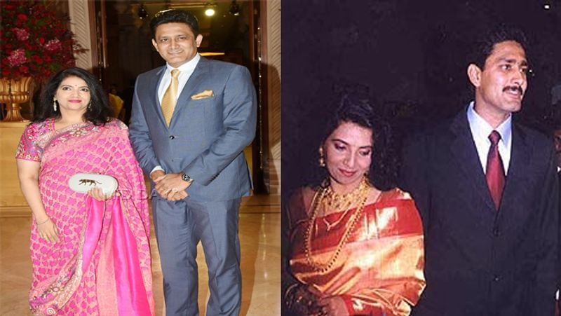 అయితే భర్తతో విడాకులు తీసుకున్న చేతనను ఇష్టపడిన అనిల్ కుంబ్లే, ఆమె కూతురిని కూడా సొంత కూతురిగానే చూసుకుంటున్నాడు. ఇప్పుడు వీరికి ఇద్దరు అమ్మాయిలు, ఓ కొడుకు ఉన్నారు...కూతుర్లు అరుణీ, స్వస్తి కుంబ్లే కాగా కొడుకు పేరు మయాస్ కుంబ్లే.