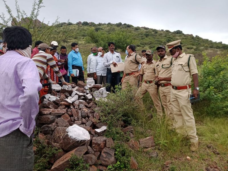 Survey Started in Karnataka Andhra Pradesh Border grg