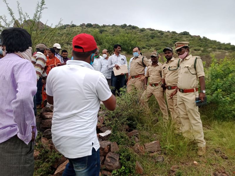 Survey Started in Karnataka Andhra Pradesh Border grg