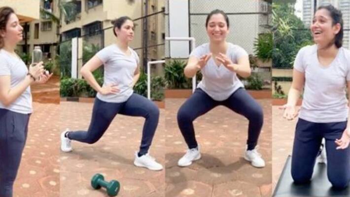 tamanna bhatia shear workout video tamanna bhatia shear workout video