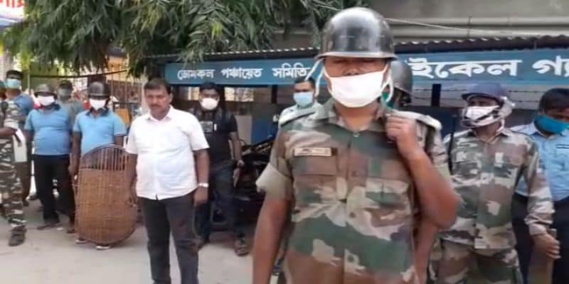 Clash between TMC two group in front of Police at Murshidabad ASB
