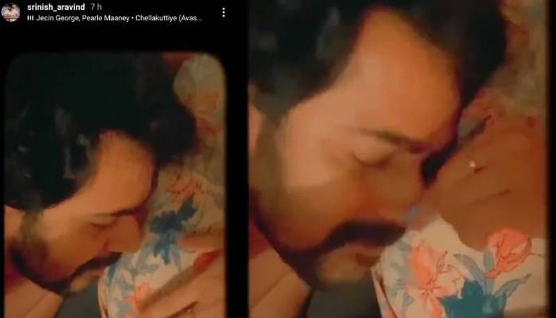 Srinish shared video with pregnant pearle