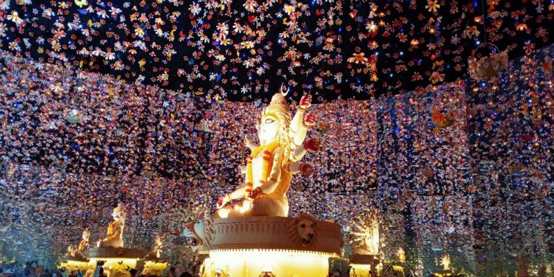 During Coronavirus Durga Puja are online and pandel visit on virtual at Purulia ASB