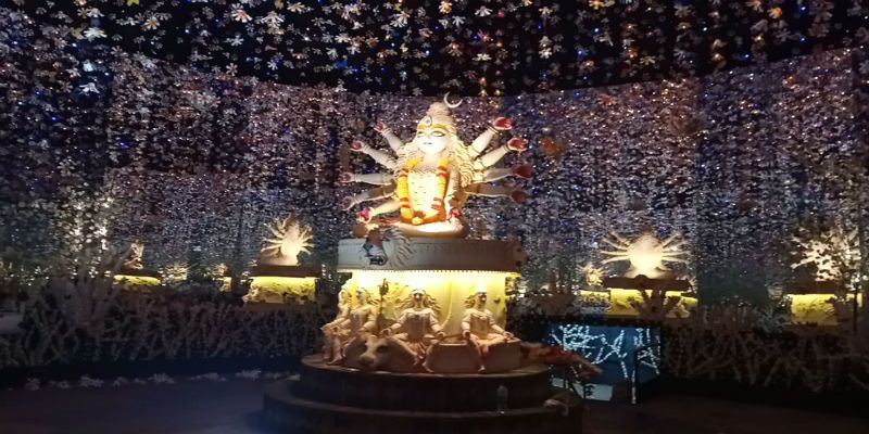 During Coronavirus Durga Puja are online and pandel visit on virtual at Purulia ASB