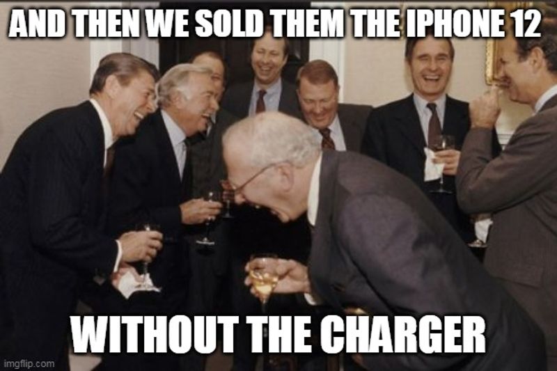 Samsung trolls Apple for not providing a charger with iPhone 12
