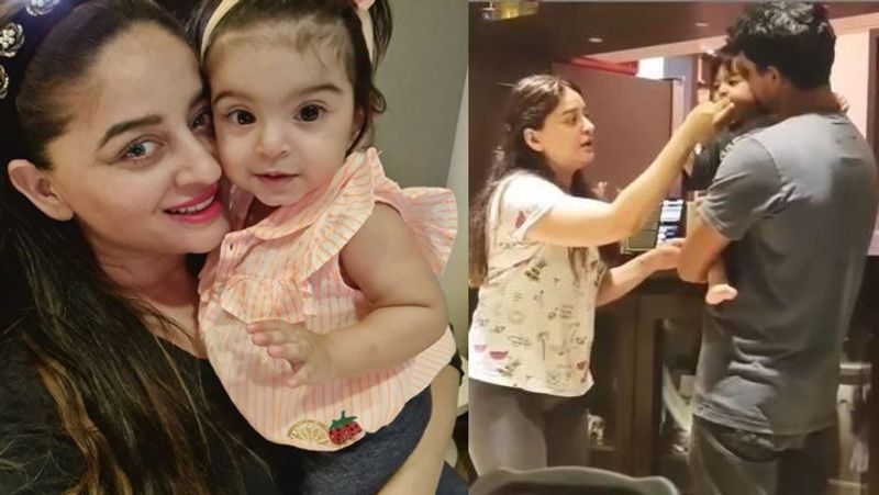 इस वीडियो में देखा जा सकता है कि कैसे अपनी बेटी तारा को खाना खिलाने के लिए माही को मशक्कत करनी पड़ रही है। बेटी अच्छे से खाना खा ले, इसके लिए माही गाना 'लकड़ी की काठी, काठी पर घोड़ा..' गा रही है। साथ ही वे इस गाने पर नाचते हुए भी देखाई दे रही है। इस वीडियो को फैंस काफी पसंद कर रहे हैं और इस पर खूब कमेंट्स भी कर रहे हैं। जय भानुशाली ने इस वीडियो पर कैप्शन लिखा- डिनर टाइम।