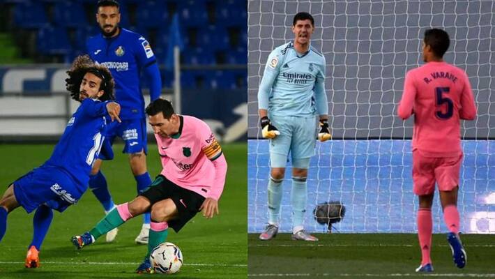 Real and Barca both dropped points on the same day in La Liga Real and Barca both dropped points on the same day in La Liga