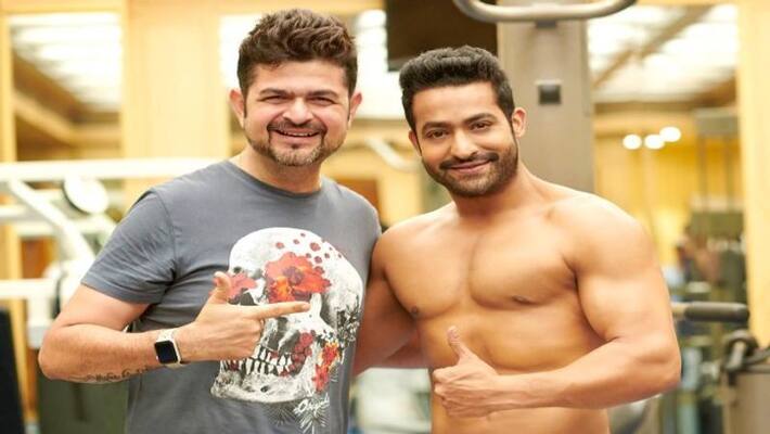 ntr in six pack look social media hulchul arj ntr in six pack look social media hulchul arj