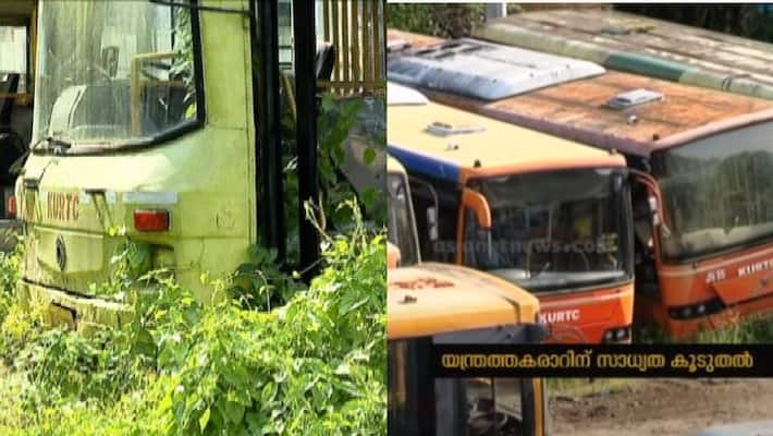 Seventh month since KSRTC buses came on the road Seventh month since KSRTC buses came on the road