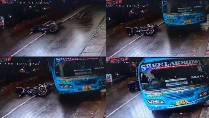 Bus Driver Save Bike Riders Life Viaral Video Bus Driver Save Bike Riders Life Viaral Video