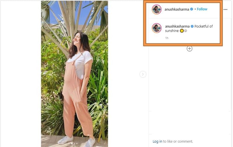 Actress Anushka Sharma looks gorgeous of her growing baby bump BRd