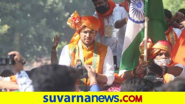 BJP Will Win in Shira By Election Says Tejasvi surya snr BJP Will Win in Shira By Election Says Tejasvi surya snr