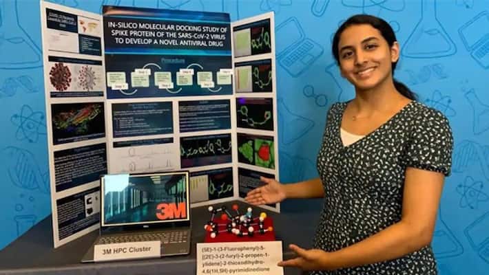 Indian American Teen Anika Chebrolu Wins dollars 25000 Prize For Potential Covid Treatment pod Indian American Teen Anika Chebrolu Wins dollars 25000 Prize For Potential Covid Treatment pod