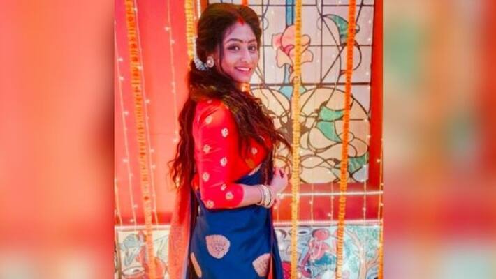 KrishnaKoli actress Tiyasha Roy's Pujo kicks in on Tritiya ADB KrishnaKoli actress Tiyasha Roy's Pujo kicks in on Tritiya ADB