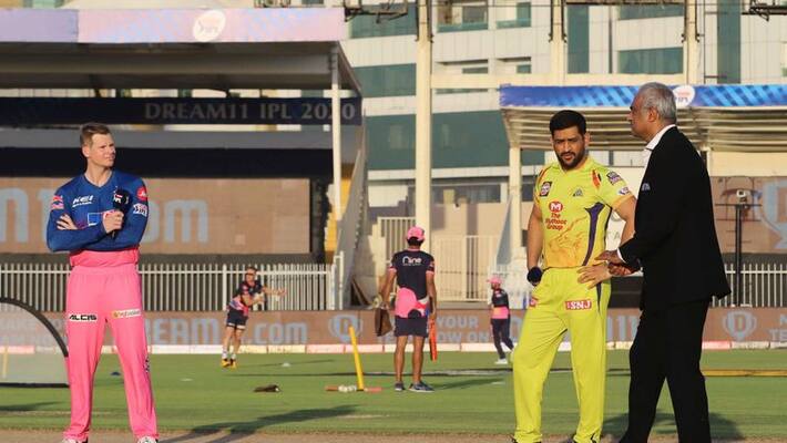 IPL 2020 Csk have won the toss and have opted to bat against rajasthan royals ckm IPL 2020 Csk have won the toss and have opted to bat against rajasthan royals ckm