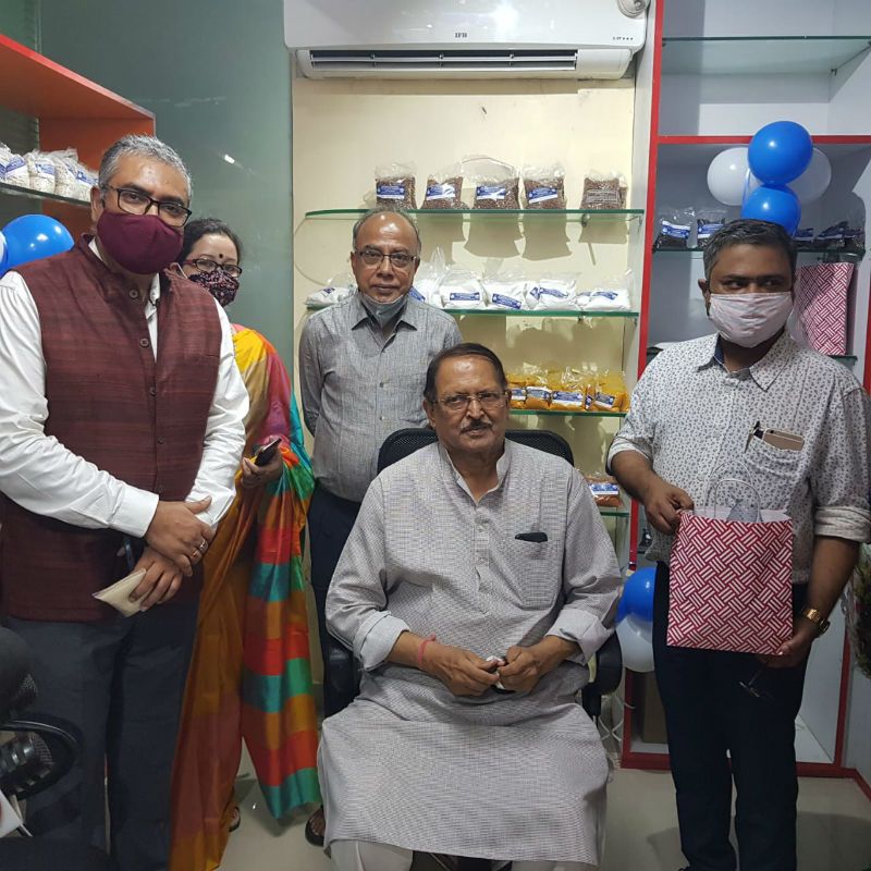 Panchyet minister Subrata Mukherjee inaugurate Nature bazar at Behala ASB